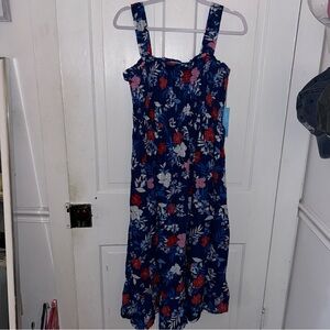 Draper james red white and blue dress NWT